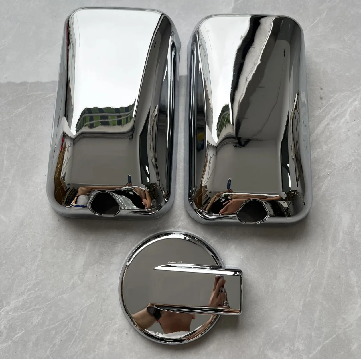 HOT-SELLER CHROME PLATED MIRROR COVER FOR ISUZU ELF 100P NPR TRUCK