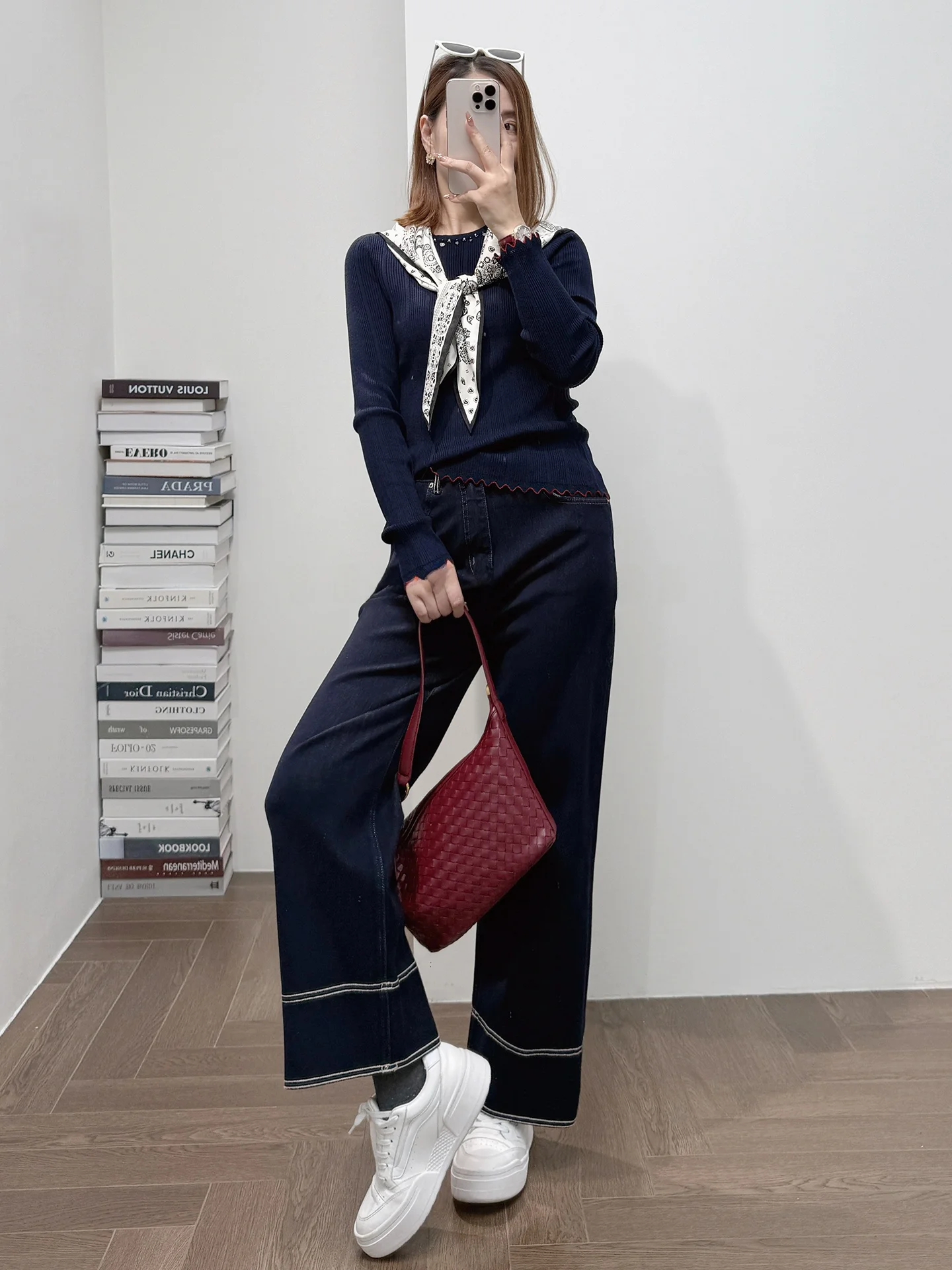 

Soft Knitted Woolen T-irt Women's Base Layer Top Anti-Ball Easy to Wear Autumn Winter Small Size Faion Ladies' Knitwear