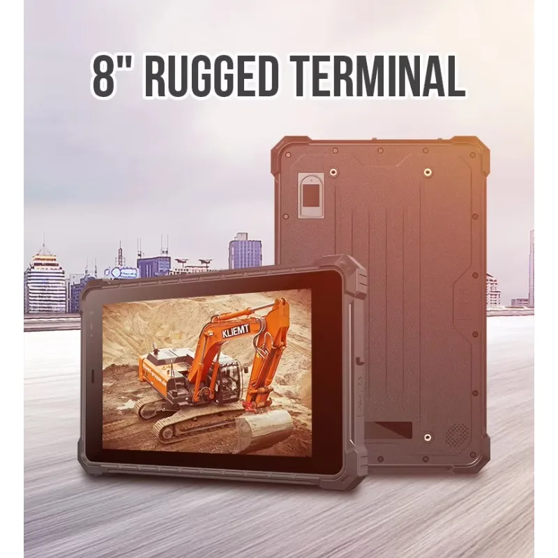 IN STOCK ODM OEM 8 Inch Ip68 Waterproof Custom 4gb ram 10000mah 10h Battery with ID Card Rugged Tablet Pc