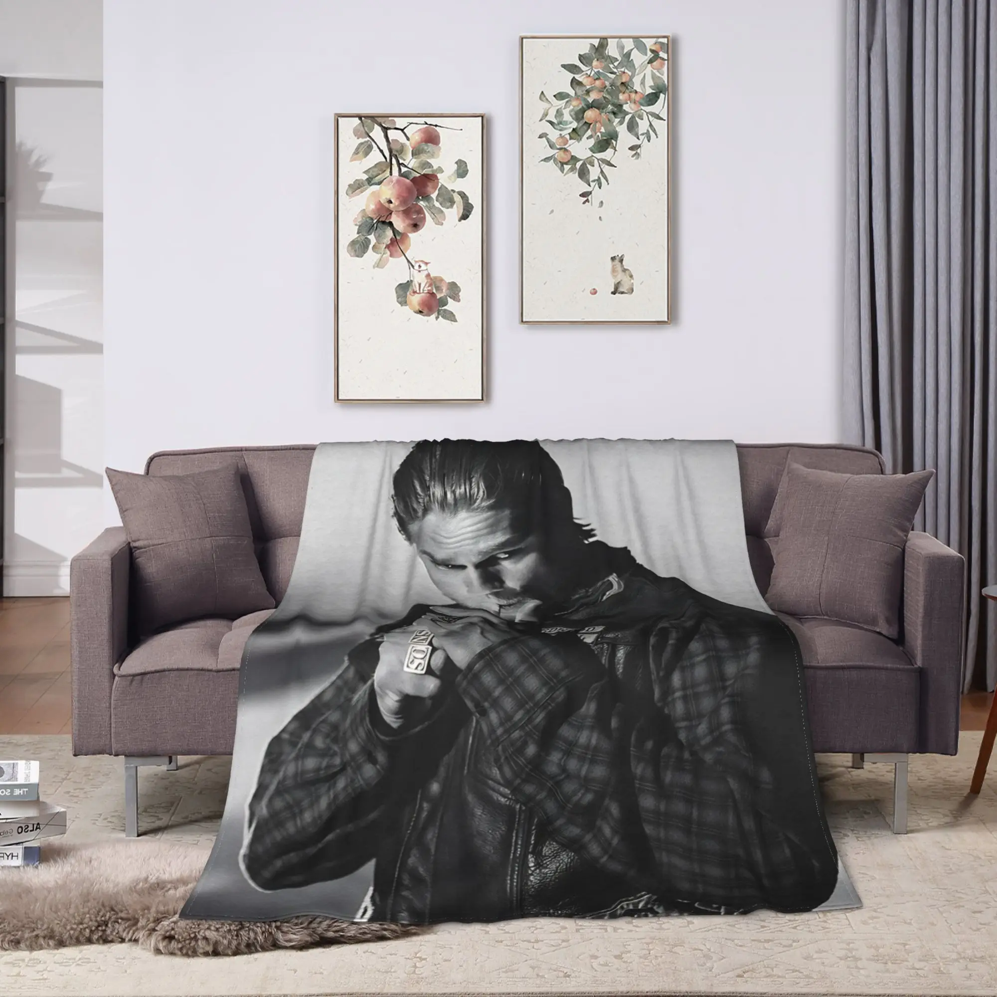 تشارلي هونام الوحش إد جين قصة لينة بطانية دافئة التخييم أفخم رمي بطانية كرسي الفانيلا المفرش أريكة غطاء سرير #2