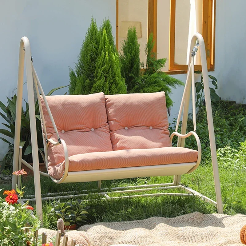 #Outdoor Garden Courtyard Balcony Leisure Swings Cradle Chair Double Indoor Swings Home Hanging Basket Outdoor Furniture