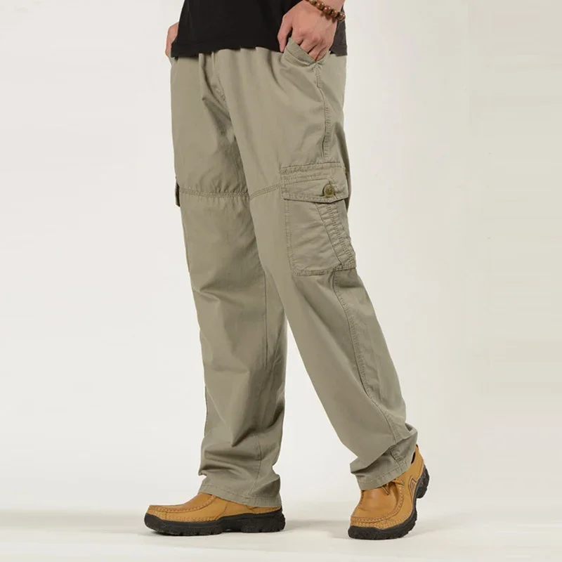 Mannen Broek Grote Maat Grote 6xl Plus Heren Cargo Broek Broek Broek Voor Mannen Sport Broek Militaire Stijl Broek Jogger Broek Man