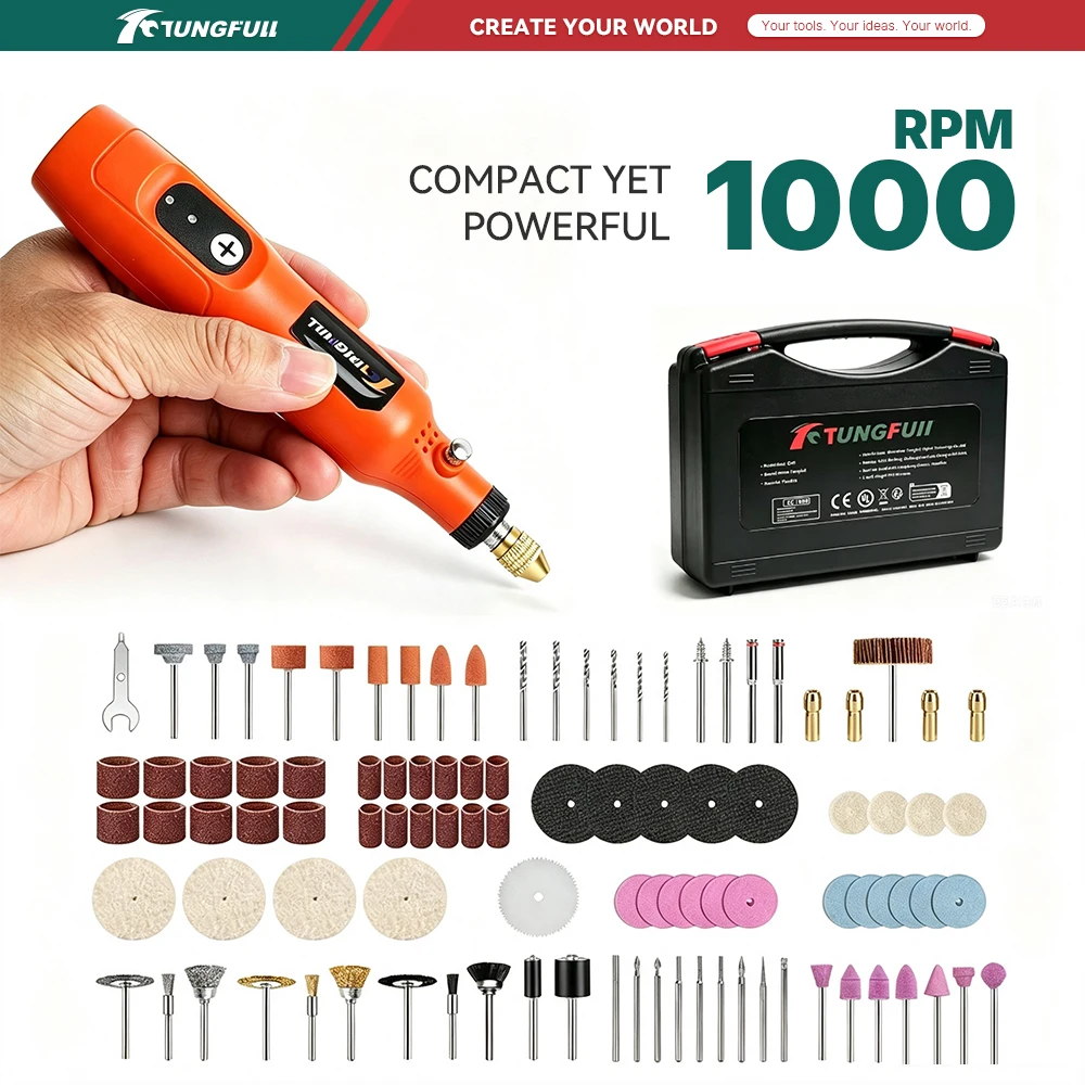 Cordless Nail Drill Machine Mini Electric Drill Multifunctional Grinder Rechargeable Manicure Machine Nails Salon Accessories