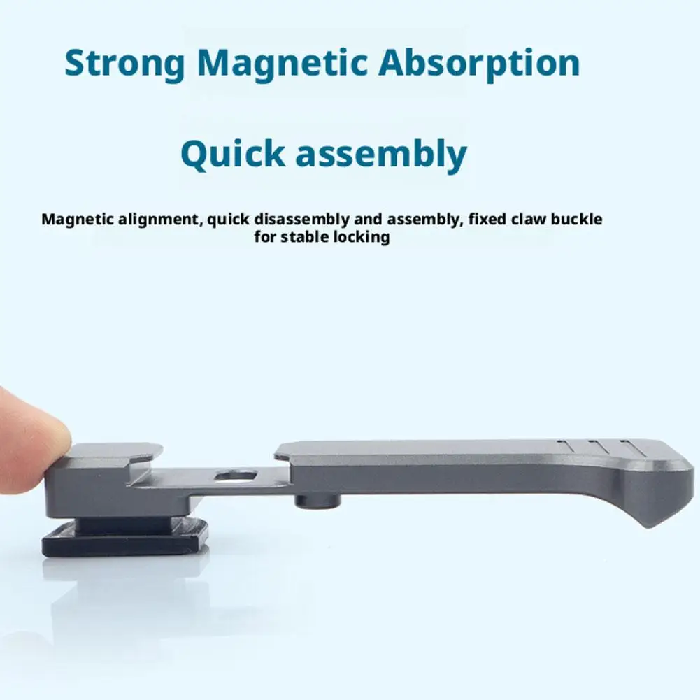   لـ dji Action 6 حامل قبضة الكاميرا قفص معدني لـ Action 6 ملحقات زر مصراع مقبض التصوير الفوتوغرافي ﻿