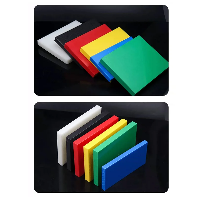 Thickness2/3/4/5/6/8/10/12/15-40mm Colours Polyethylene Sheet Plastic Board High Temperature PE/UPE/HDPE Plate For Engraving DIY