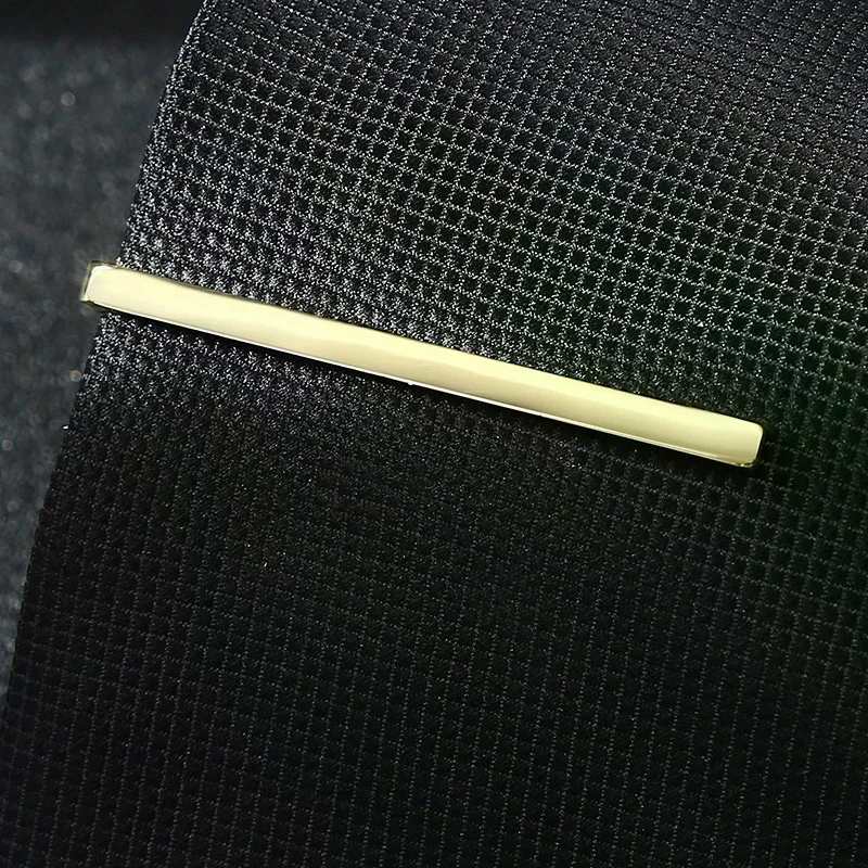 1pc Tie Clip Men'S Metal Necktie Daily Business Wedding Ceremony Tie Clip Pin Copper Men Party Jewelry Accessories Gift