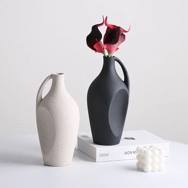 

Nordic ins style home ceramic vases, light luxury decoration, living room, TV cabinet, decorative ornaments