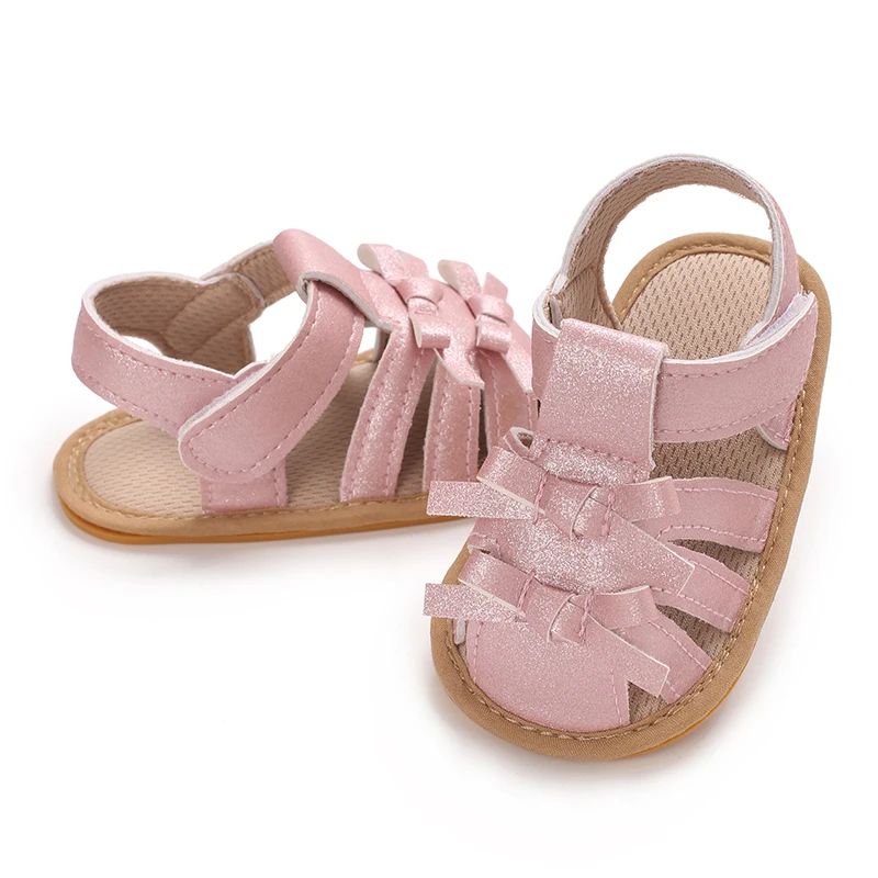 Nieuwe Mode Casual Lente/Zomer 0-1 Jaar Oude Baby Wandelschoenen Vrouwelijke Baby Strik Avondjurk Wandelschoenen