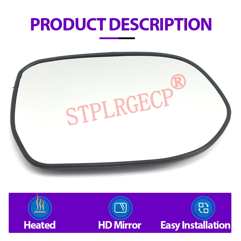 Stplrgecp Passenger Driver Side Left or Right Door Side Heated Wing Mirror Glass Lens for Chevrolet Epica Daewoo Tosca 2006-2011