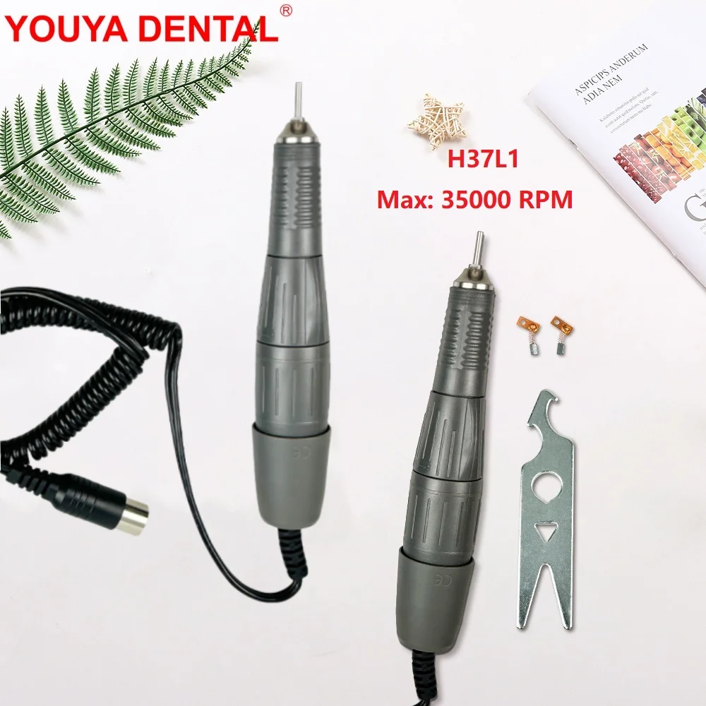 

H37L1 Dental Micro Motor Handpiece Polishing Handle 35000 RPM For Micromotor Polisher Electric Motor Dentistry Lab Equipment