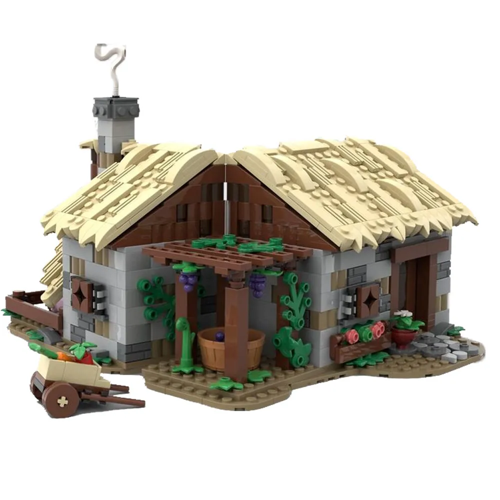 

MOC-137856 Модульное здание: Набор игрушек для сборки модели фермерского дома 619 деталей
