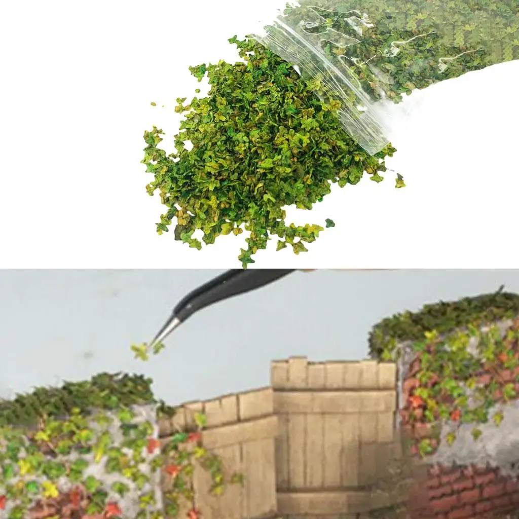 6 × 33 مل من الخضرة المصغرة لنموذج الديوراما ومشاهد السكك الحديدية