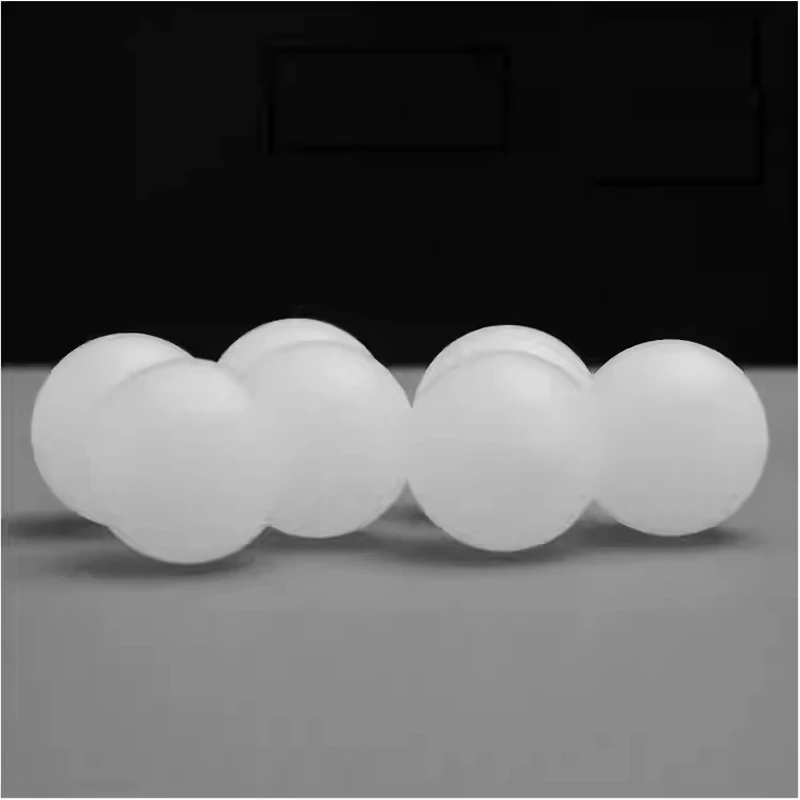 1/2/10/50PCS Diameter 2/4/10/15/20/25/30/40/50mm White Delrin Polyoxymethylene ( PP) Solid Plastic Balls  Precision Bearing Ball