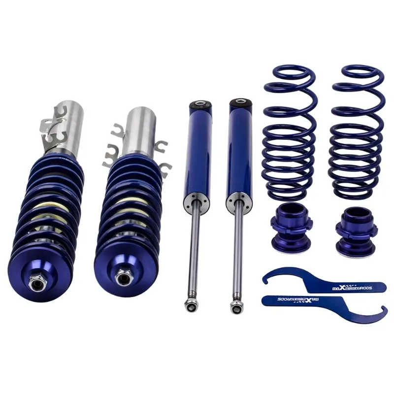 Adjustable Coilovers Shock Absoebers for VW Golf MK4 FWD 1998-2005 New Beetle FWD 1998-2010