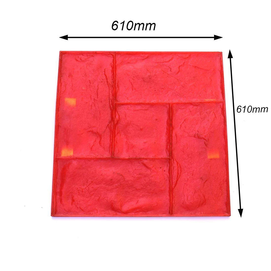 Concrete Embossed Floor mold Compression molding material Cement pavement Printing Construction Fan-shaped Stone Pattern