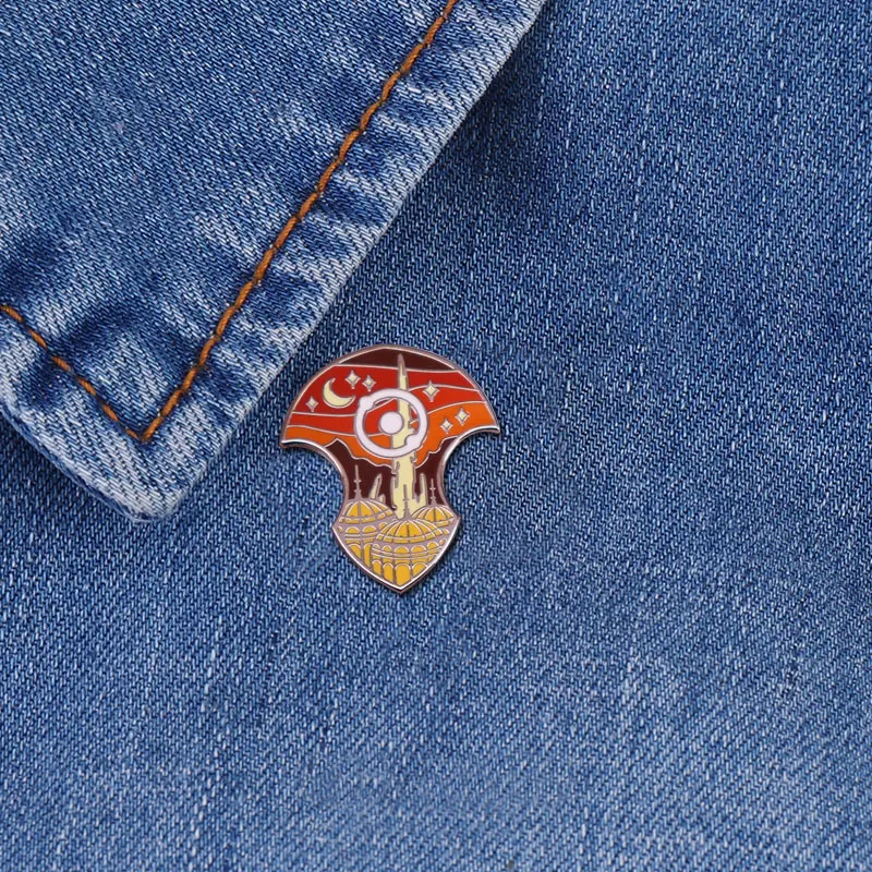 Final Fantasy XIV Azem Enamel Pin Game Badge Brooch Gift Backpack Decoration Jewelry