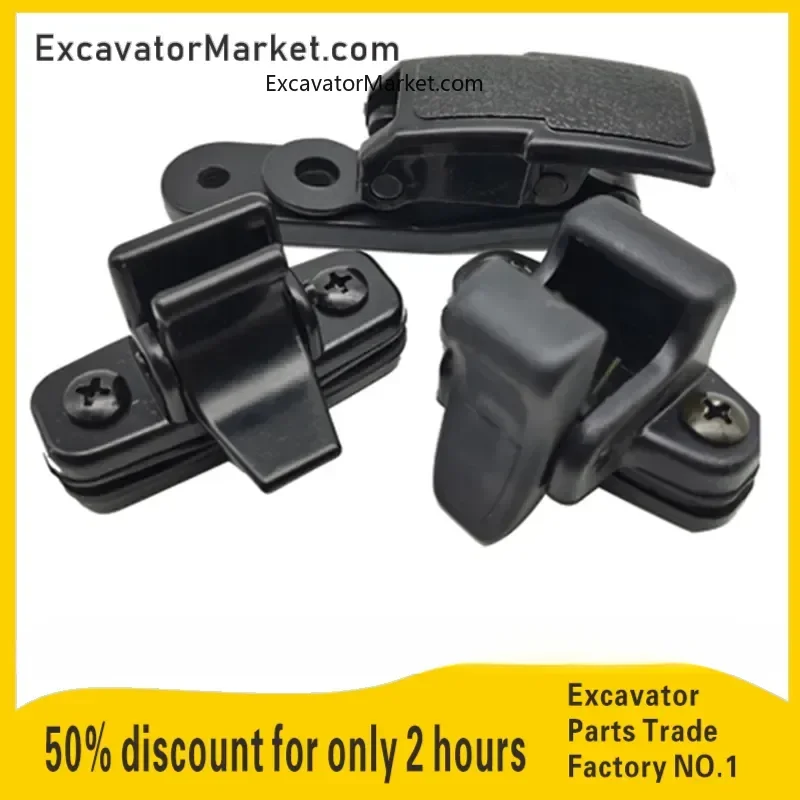 

Excavator Glass Buckle Xugong Komatsu Volvo Kobelco Skylight Lock Push-pull Glass Buckle Excavator Parts Original Factory
