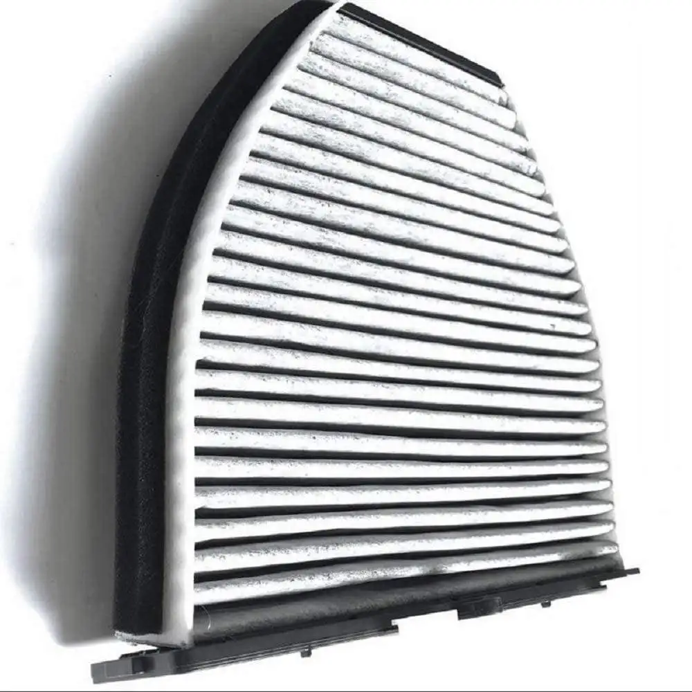 1Pcs Cabin Air Filter For Benz C250 C300 C350 C63 AMG E350 E550 GLK250 GLK350 SLS AMG 212 830 03 18 Grey Car Accessories