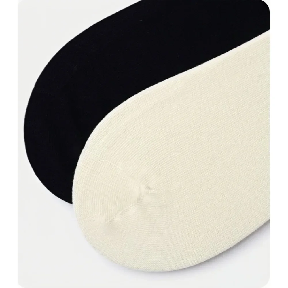 1/4 زوجًا من الجوارب غير الرسمية للرجال والنساء، جوارب متوسطة الطول غير متناظرة، جوارب يابانية، جوارب رياضية للزوجين