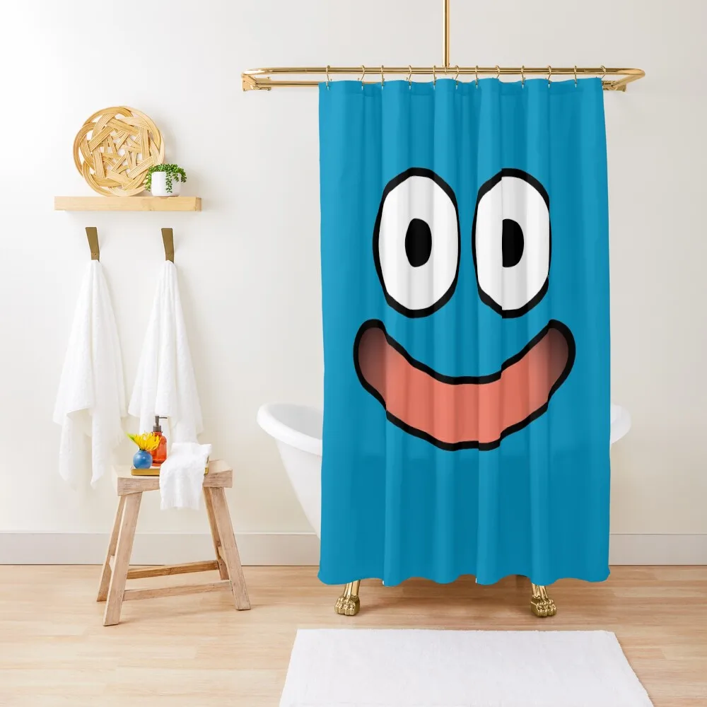 

Dragon Quest Slime Face Shower Curtain Bathtub Shower Set For Bathroom In The Bathroom Curtain