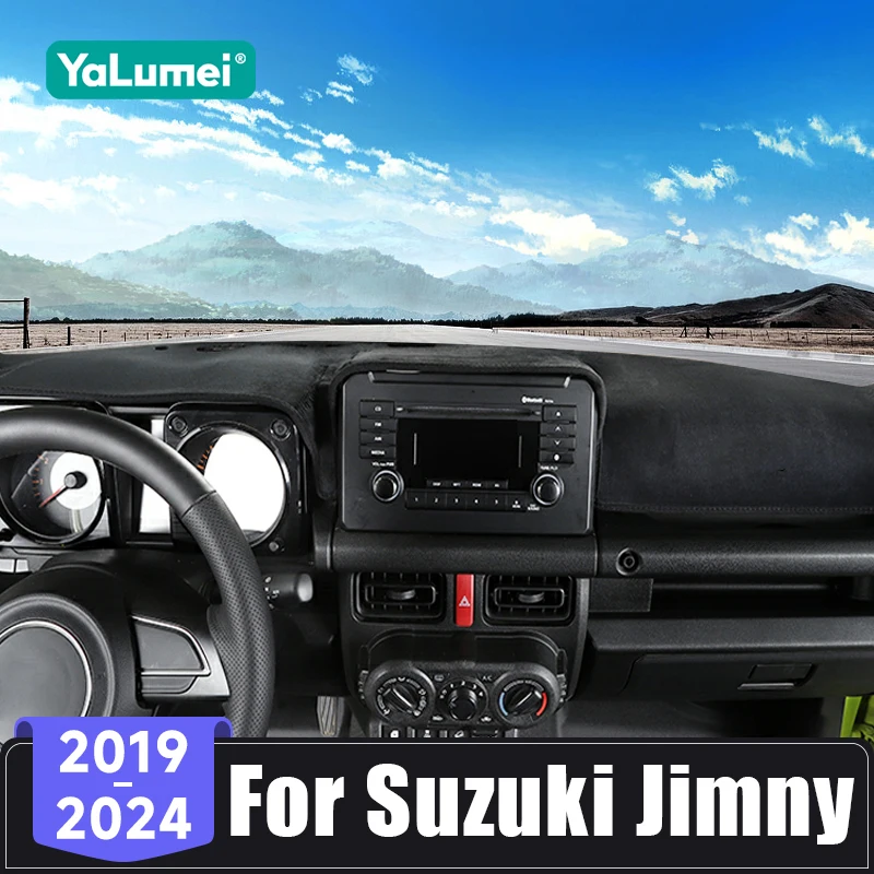 

For Suzuki Jimny JB64 JB74 2019 2020 2021 2022 2023 2024 Car Dashboard Cover Sun Shade Mats Avoid Light Pads Anti-UV Accessories