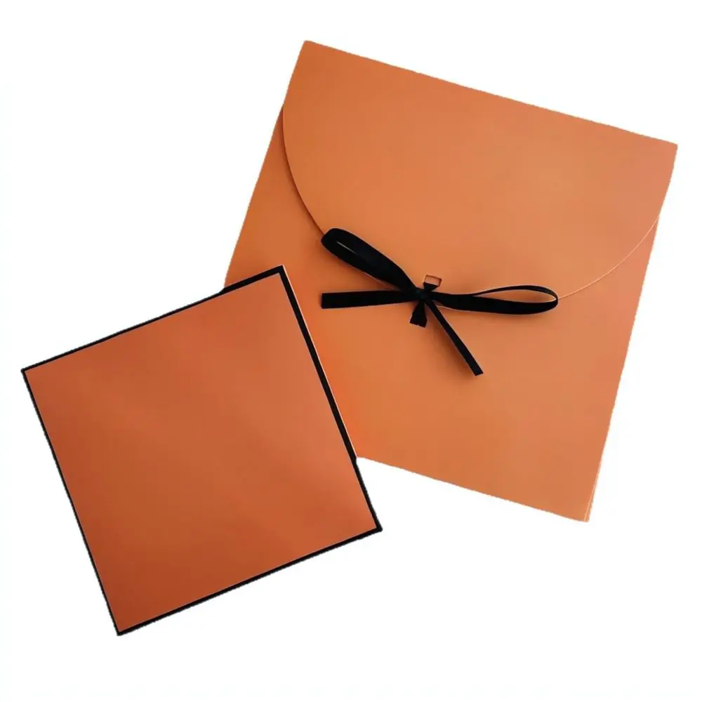 Minimalist Envelope Design Case For Silk Handkerchief Underwear Shirt Packaging Decorative Paper Gift Box Stylish Party Supplies