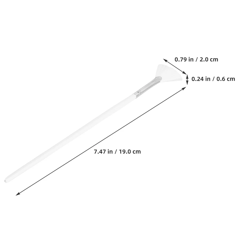 

4Pcs Facial Mask Brushes Soft Bristles Long Handle Design Easy Application Mud Cream Skincare Makeup Tools Facial Brush