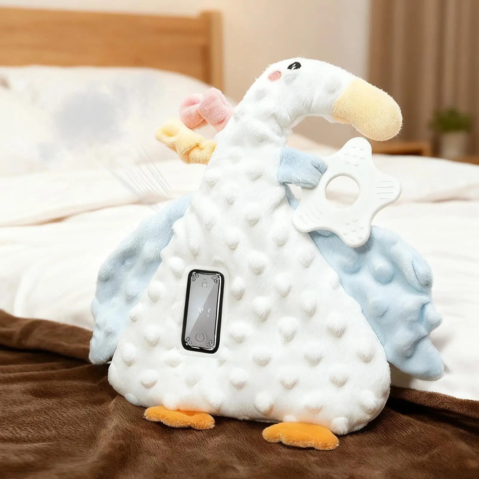 ألعاب مهدئة للأطفال للنوم، 3 أوضاع، دمية قابلة للتعديل، رفيق مساعد نوم الطفل لراحة اللياقة البدنية والمنزل، وقت هادئ