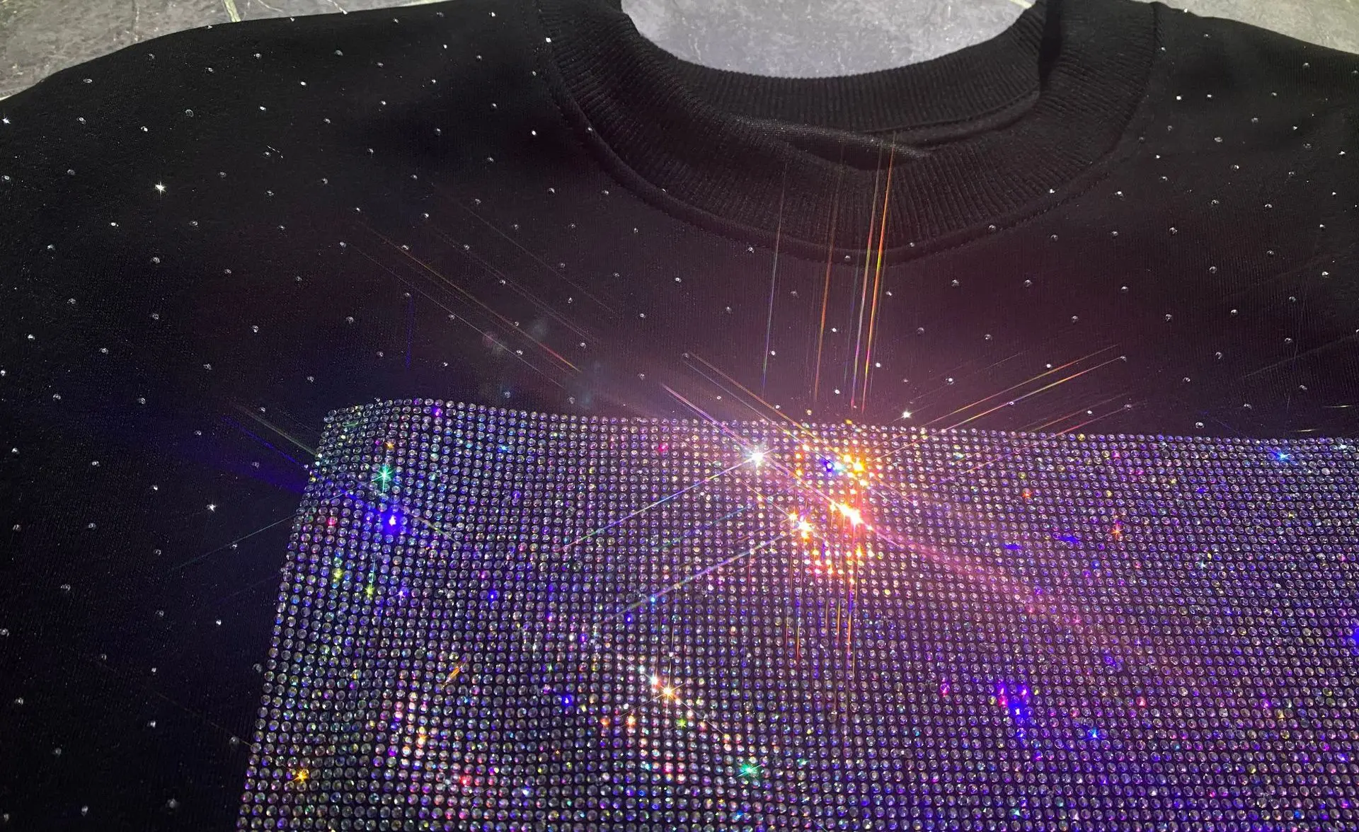 Pailletten Kapuzen Langarm Sweatshirt 2-teilige Hose Sets Frau japanische koreanische Mode lässig übergroße passende Sets Streetwear