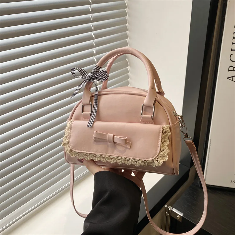 

Fashion simple temperament trendy small messenger bag women's summer new cute handheld bag soft casual small square bag