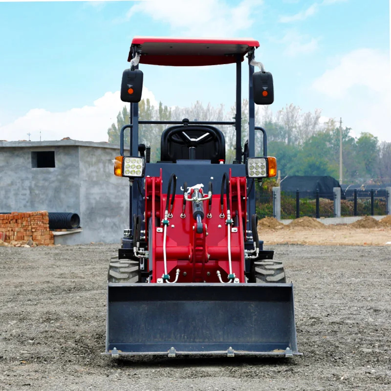 

High Battery Life Agricultural Electric Loader Best Selling Without Pollution New Energy 4WD Loader Auger Attachments Customized