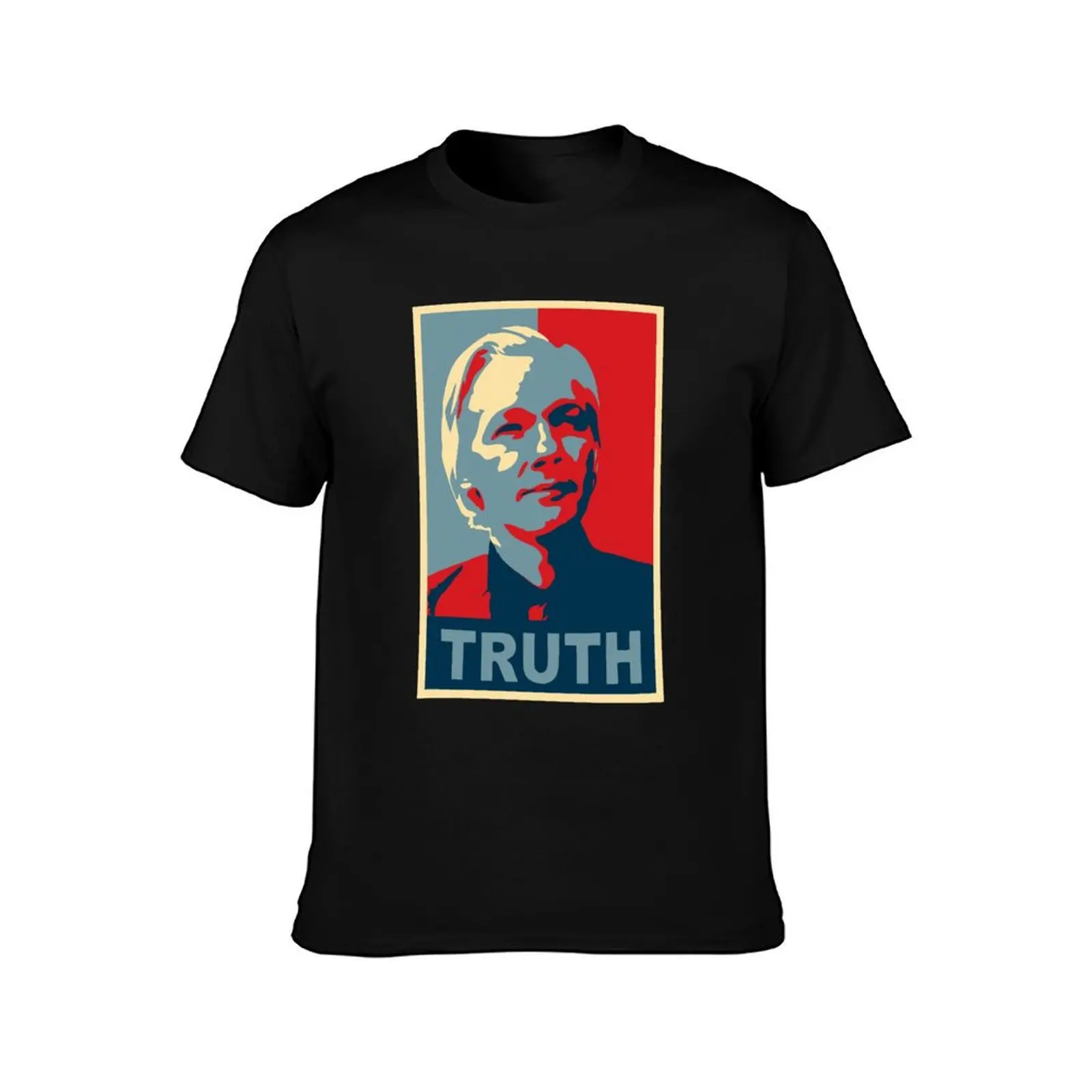 TRUTH Julian Assange T-Shirt Summer Casual Cotton Tee Oversized Streetwear Tops Vintage Graphic Print Unisex Men Women