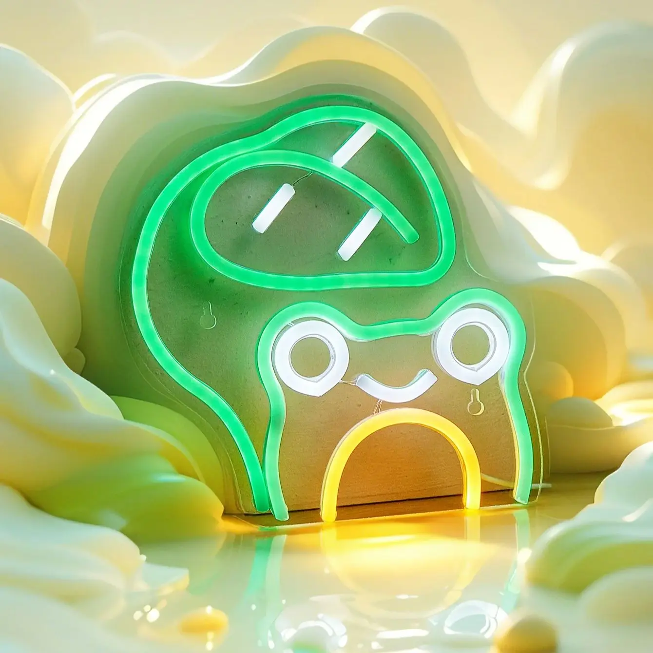 Chi-buy LED Neon Frog USB Powered Neon Signs Decor Lamp Signs Birthday Gift Wall Art For Bedroom Room Bar Shop