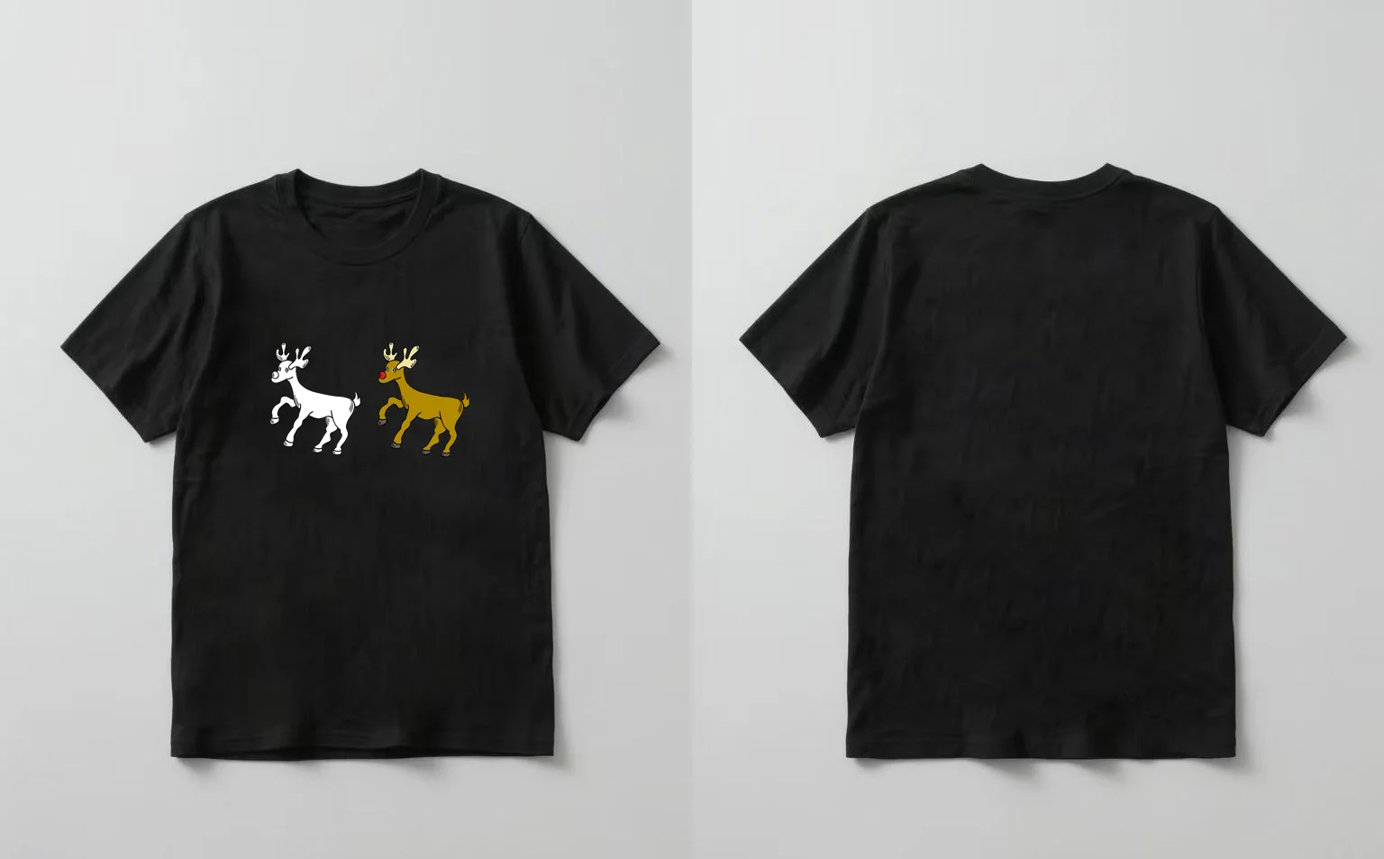 

Новейшая повседневная модная рубашка с короткими рукавами и принтами оленей в рождественском стиле 2025 года, подходящая как для мужчин и женщин.