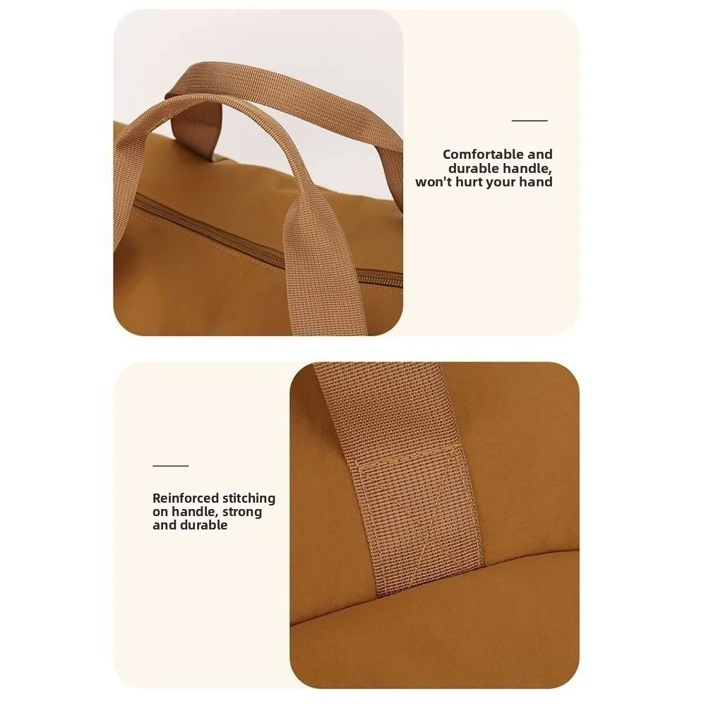 

Складная дорожная спортивная сумка, большая вместительная пылезащитная сумка для спортзала, сумка через плечо, водонепроницаемая портативная ручная сумка через плечо