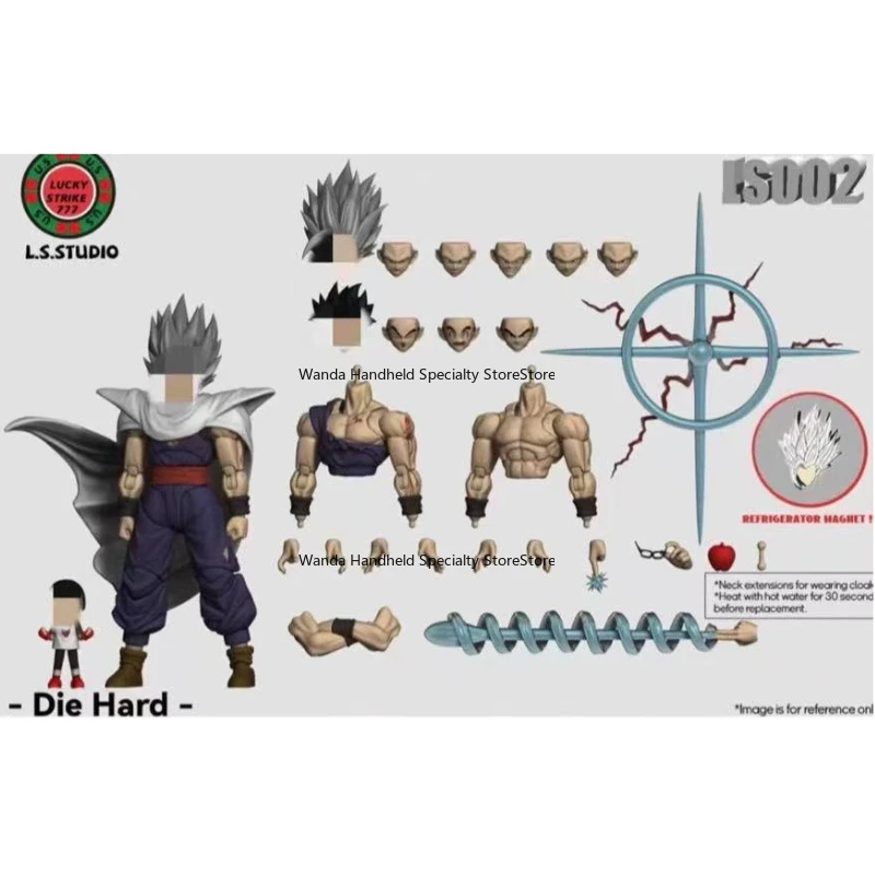 

New products in stock Dragon Ball L.S.STUDIO Gohan shf Beast Silver Lightning Purple Laser Cannon Cloaked Boy Popular toys Gift