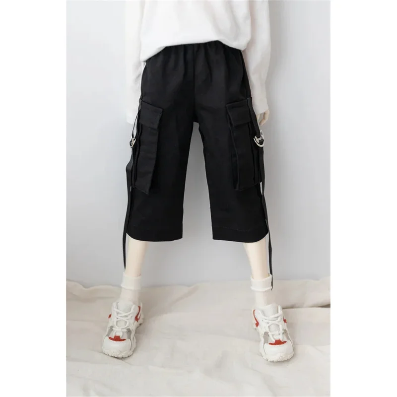 

BJD Doll Clothes Black Cargo Pants 70cm 1/4 1/3 In Stock SD17 Boys Handsome Toys Daily Dance Sports Shorts bjd Doll Accessories