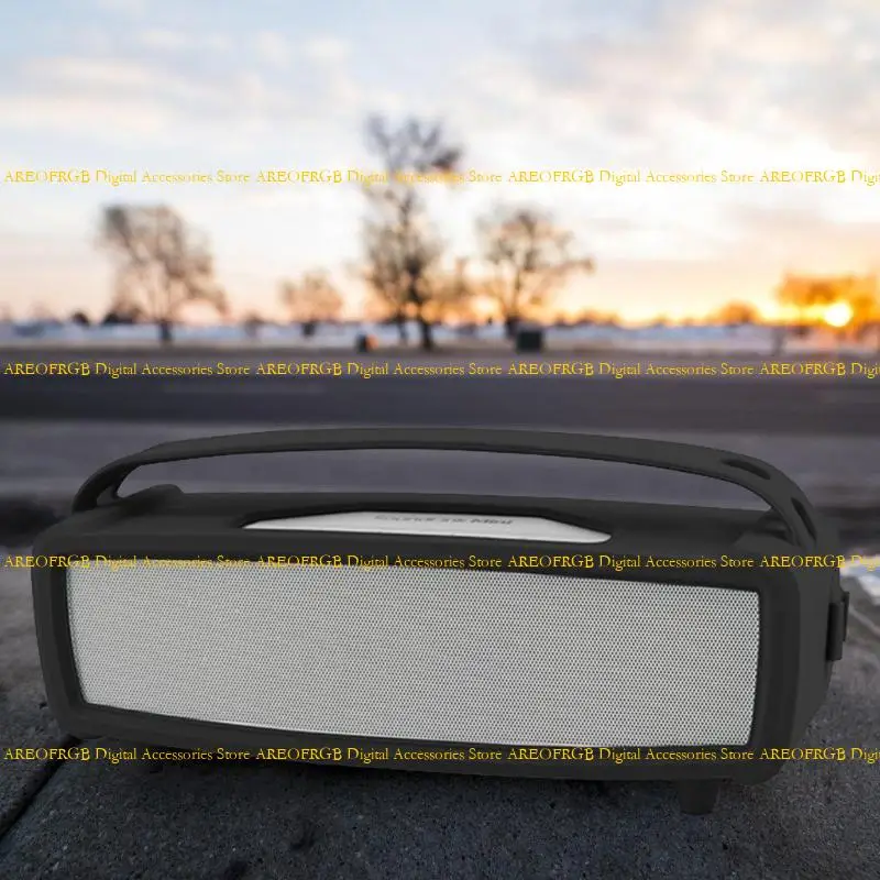 

E21E Portable Speakers Silicone Carrying Case With Comfortable Handle And Shoulder Strap For Speakers Durability Sleeve