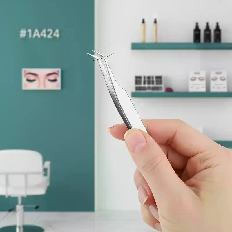 Eyelash Extension Tweezers Beauty Eyelash Professional Grafting Eyelash High-Precision Flowering Tweezers Makeup Tools