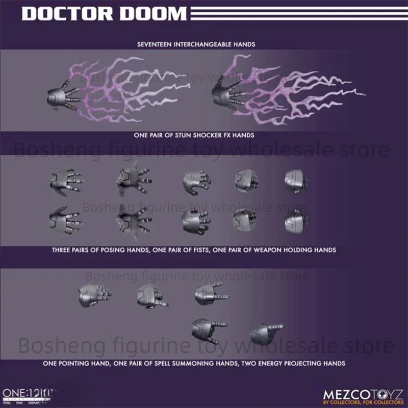 100% In Stock Original Mezco Toyz One:12 Collective Doctor Destruction Doctor Dr. Doom Action Collection Figures Model Toys view 6