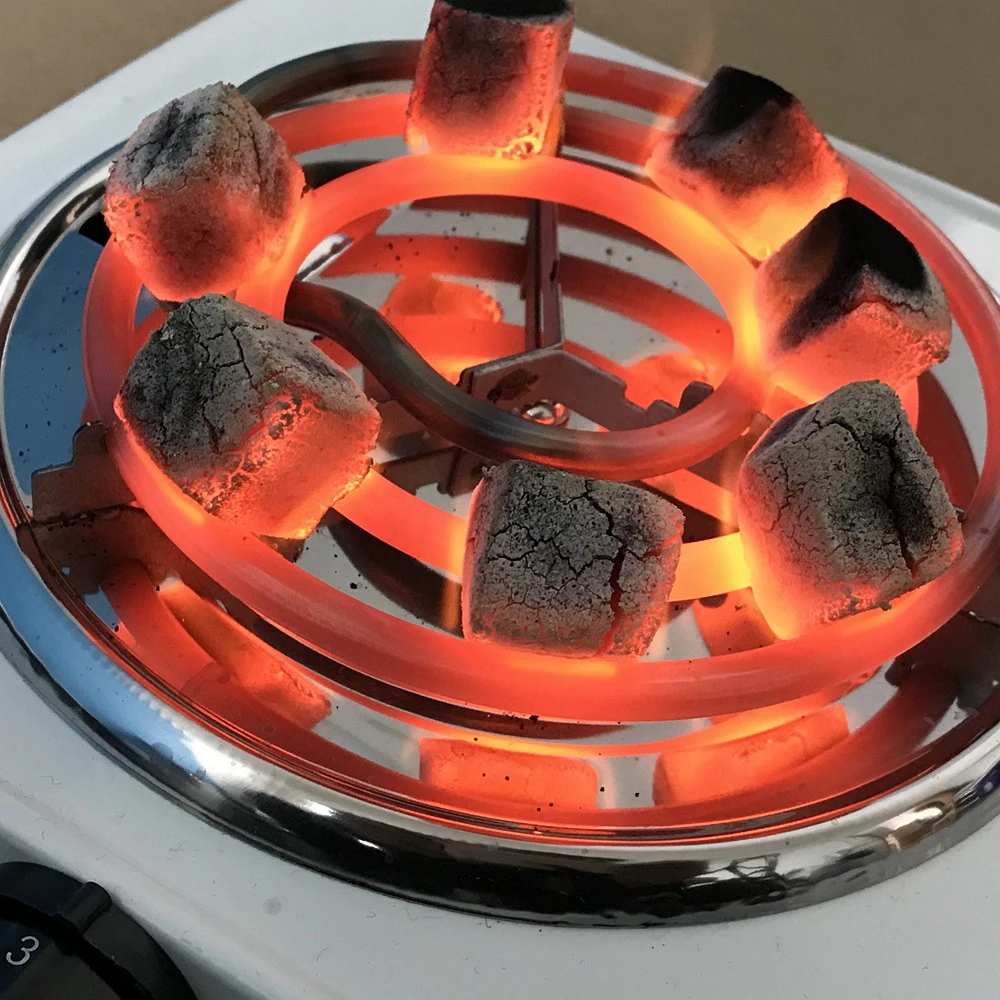 1000W Portable Hot Plate Electric Furnace Household Mini Single Disc Burner Kitchen Stove Hookah Charcoal Coconut Shell Stove