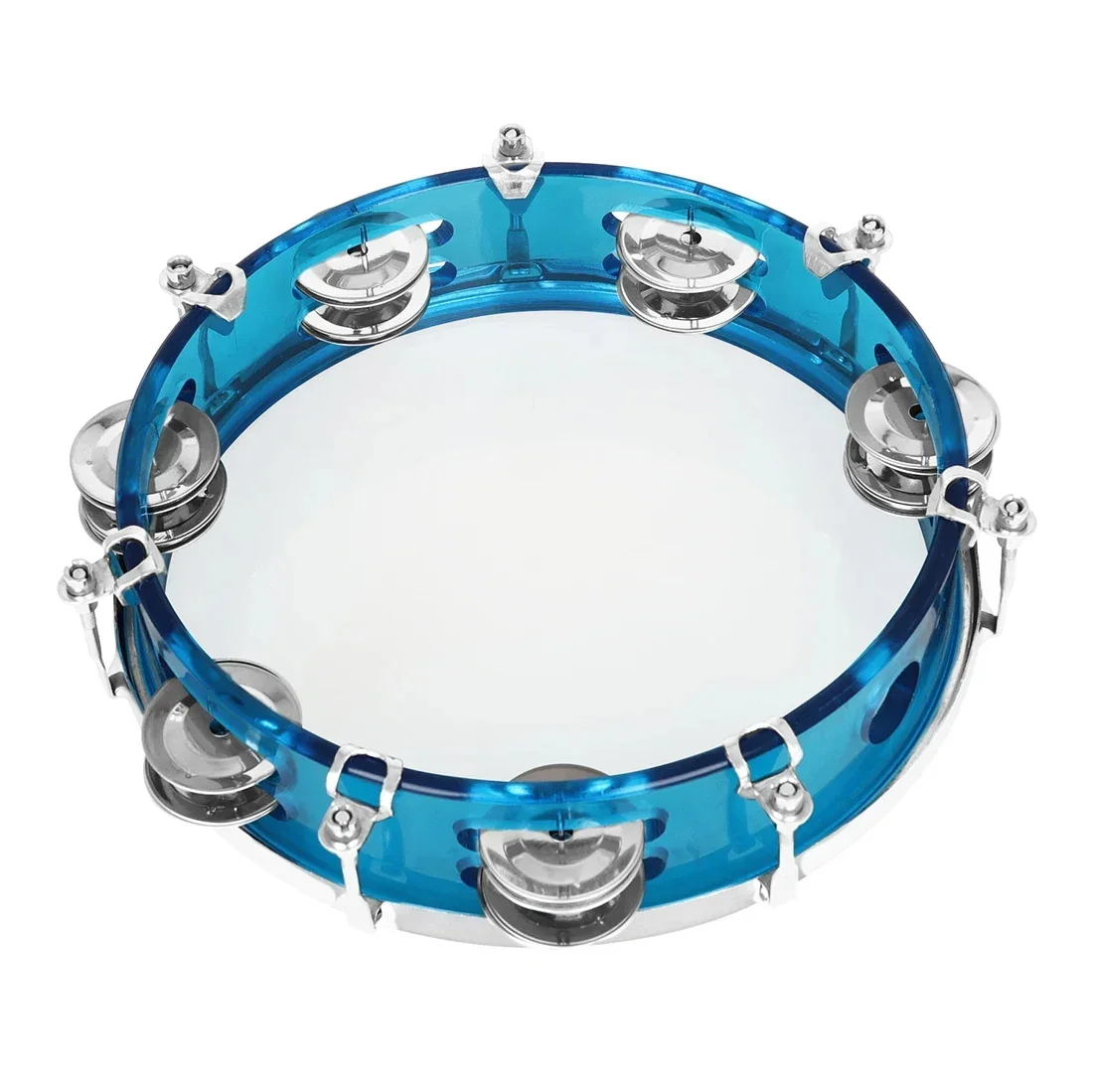 IRIN 8 بوصة الدف Handbell طبلة ذاتية ضبط صف مزدوج الأناشيد الدف أورف أداة قرع لعبة حفلة KTV