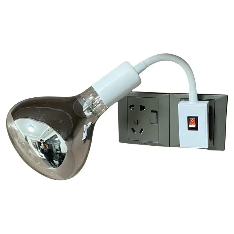 No punching 275W Yuba bulb lamp holder Wall-mounted heating lamp Waterproof heating lamp Bathroom Bedroom