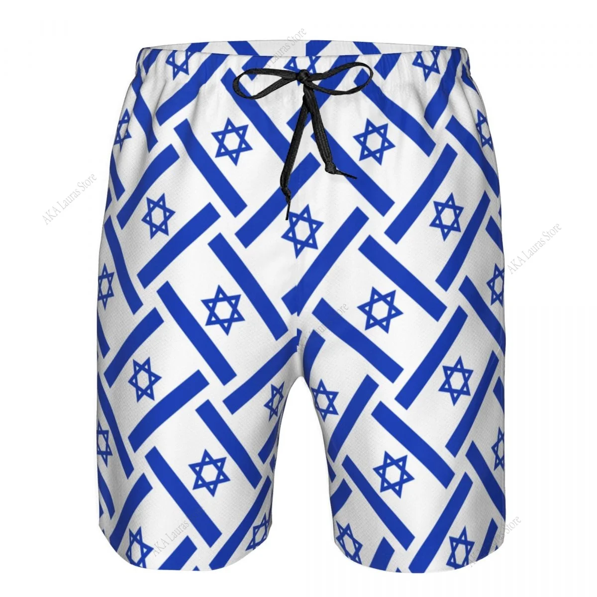 

Quick Dry Summer Mens Beach Board Shorts Briefs For Man Swim Trunks Beachwear Israel Flag