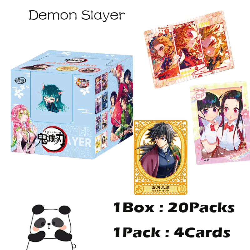 Small river shrimp Newest Demon Slayer Duel Chapter Anime Collection Card Hobby Game CCG Rare Cards Booster Box Toy Gifts