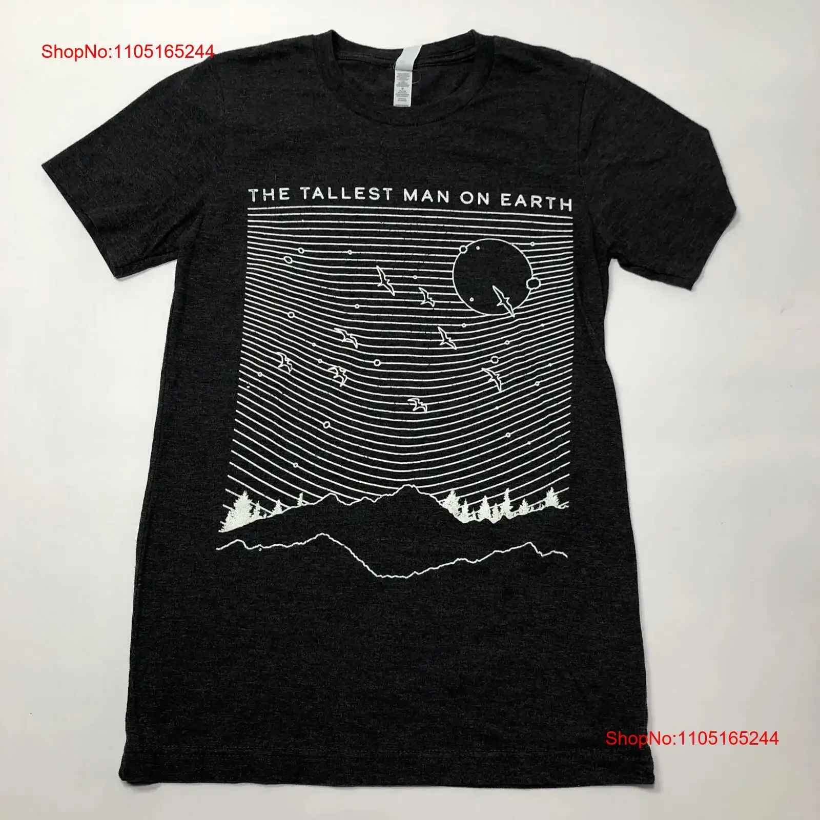 

The Tallest Man On Earth Logo size XS Extra Small Gray T Shirt Vtg Folk Band vintage Washed Unisex Soft designer clothes