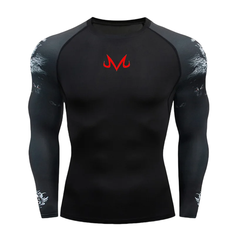 Compression Long Sleeve T Shirt Men Elastic Training T-shirt Gym Fitness Workout Tights Sport Jersey Athletic Running Shirt Men