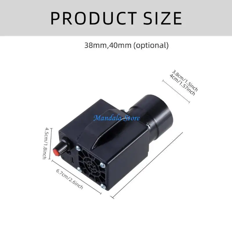 U2JC الكهربائية شواء مروحة الهواء منفاخ للتخييم في الهواء الطلق نزهة شواية الفحم الشواء #6