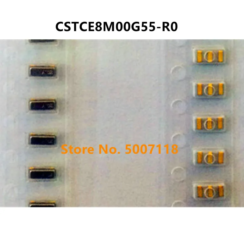 50pcs/lot  CSTCE8M00G55-R0  CSTCE8M00G55   SMD-3P 8M 8MHZ 3*1.5 100% New