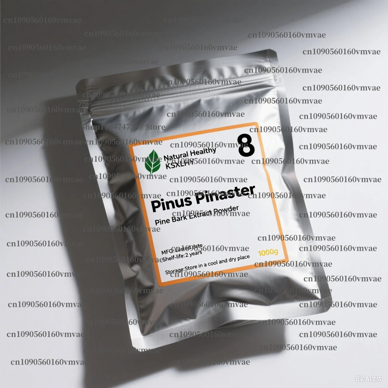 Polvo personalizado de extracto de corteza de pino, 95% Opcs, embalaje de bolsa de papel de aluminio pinus Pinaster para distribuidores